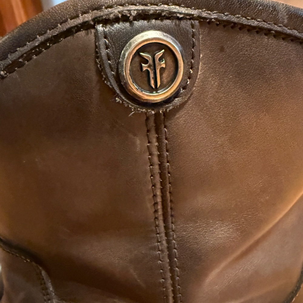 Frye Size 8.5B Dark Brown Women's Melissa  Leather Boots - Picture 9 of 12